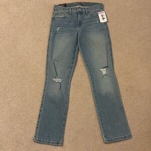NWT Joes Jeans straight crop 24 distressed